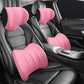 🔥 Ergonomic Car Seat Headrest & Lumbar Cushion