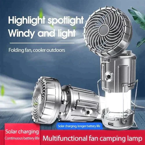 🔥Free Shipping🔥Portable LED Camping Lantern With Fan