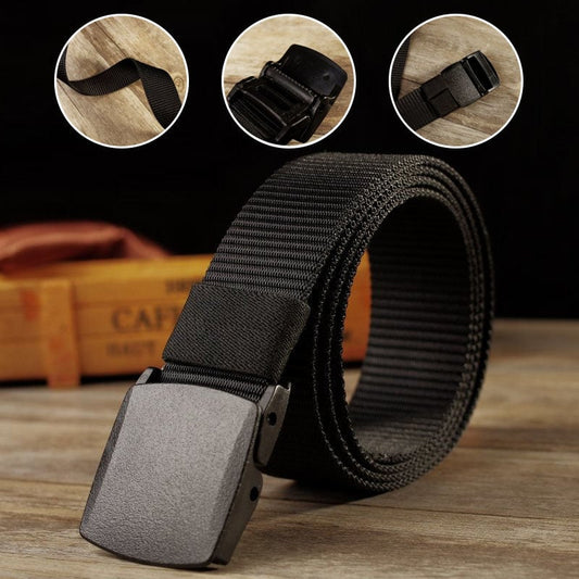 🎁Non-Metallic Non-Magnetic Buckle Nylon Belt