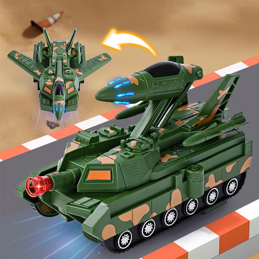 🤩Kids Deformation Tank Toy with Lighting & Music🎮