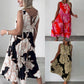 💕Hot Sale 🌷Women's Summer Floral Print Sleeveless Long Dress