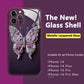 🔥Hot Sale🔥Flat 3D Butterfly Pattern Glass Cover Compatible with iPhone
