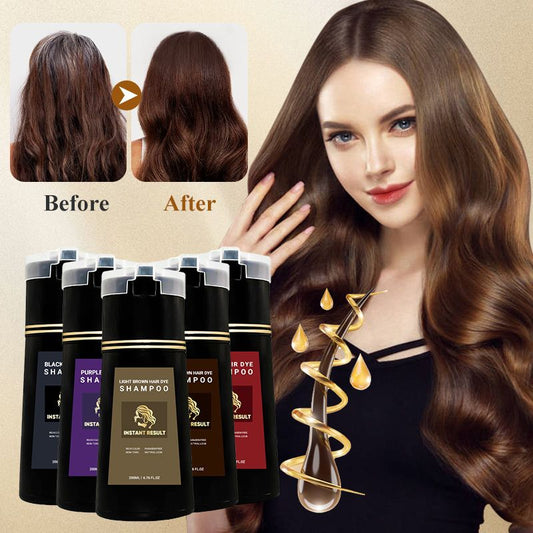 🔥🔥Summer Promotion 49%OFF — Instant Result Hair Dye Shampoo🌿🌿